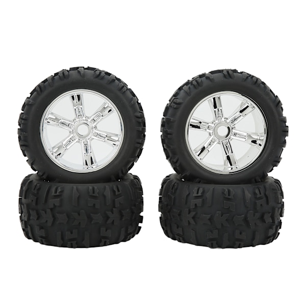 4st RC gummidäck Stark dämpning Slitstarka utbytesgummi däck för Traxxas Maxx Arrma Kraton 1/8 1/10 RC bil