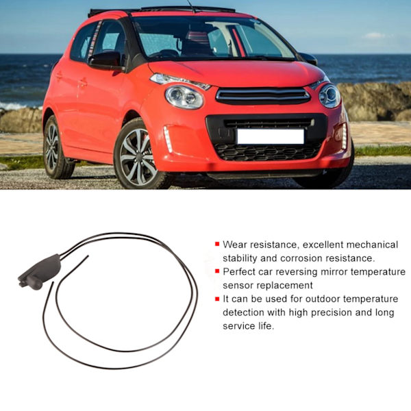 Replacement Temperature Sensor for Car Rearview Mirror Fits for Citroen C1 C2 C3 C4 C5 C6 C8
