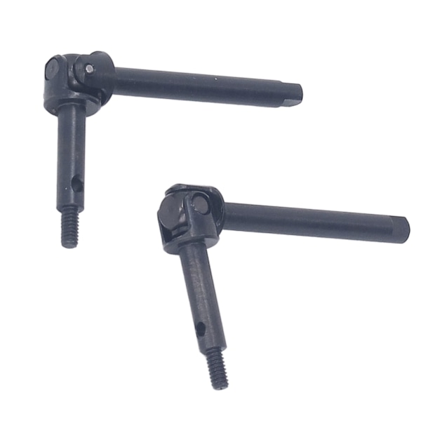 2ST Teräksinen vetoakseli etu takana poikittainen vetoakseli Axial SCX24 1/24 kiipeilyautolle musta