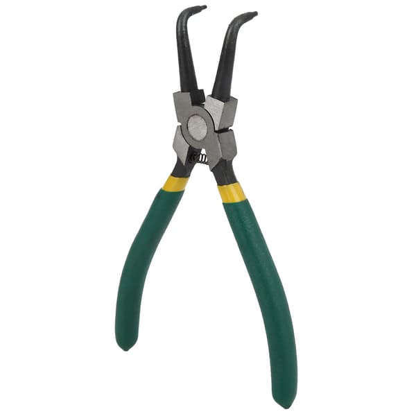Circlip Pliers Bent Internal Pliers Tool Steel Spring-Loaded Handle Snap Ring Pliers Hand Tool