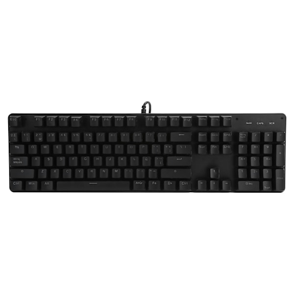 PC-tangentbord med blandade färger, 104 tangenter, spanska blåa switchar, bärbar dator, spel, datortillbehör