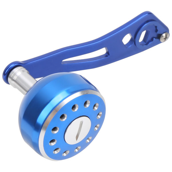 Kalastuskelan kahva Grip Alumiiniseos Baitcasting kela Rocker Arm Vaihto 8x5mmB Tyyppi Sininen