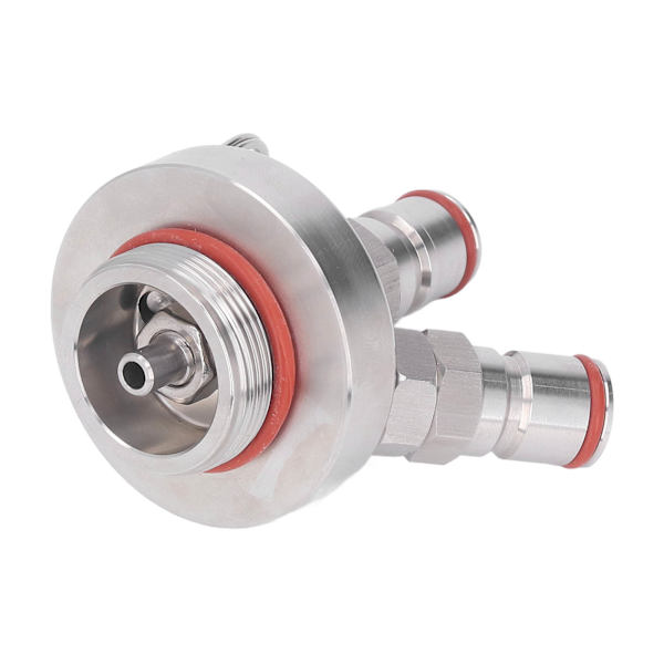 Mini Keg Dispenser Ølhanen Dobbelt Ball Lock Rustfrit Stål med Slange Reservepakning
