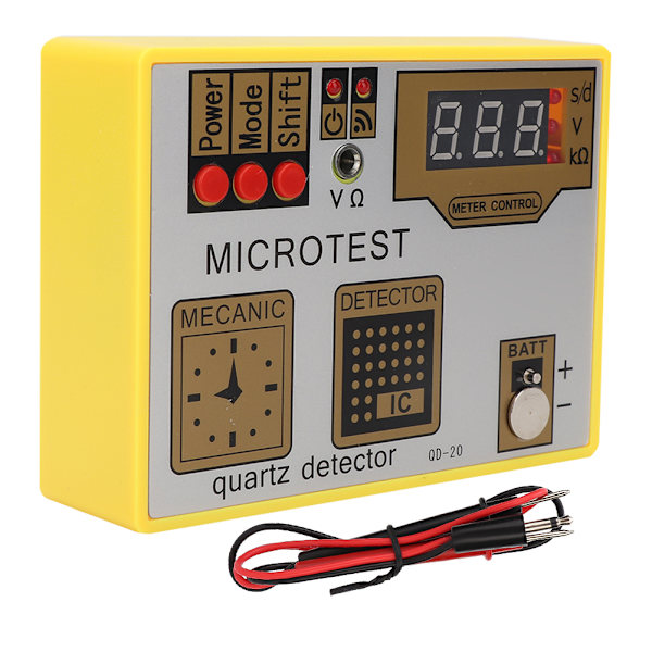 QD-20 Klocka Batteri Puls Tester Quartz Movement Tester Avmagnetiseringsmaskin Klocka Reparationsverktyg