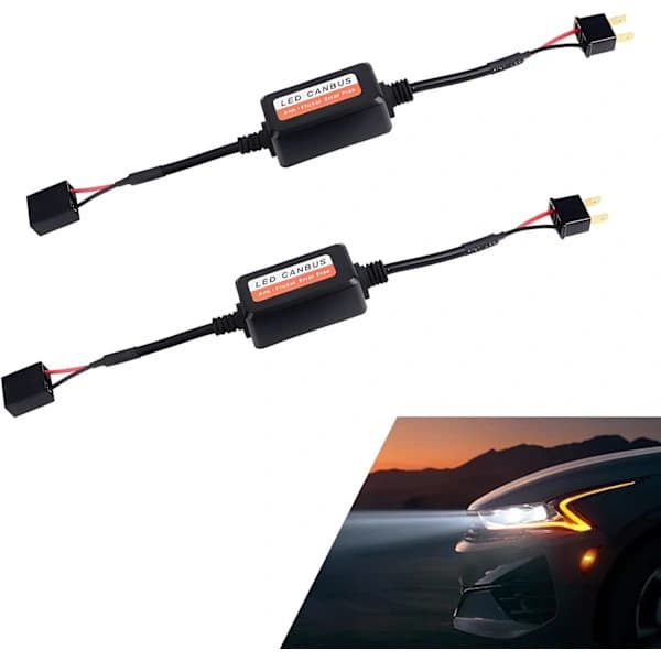 2 stk H7 LED Canbus-dekoder feilfri elimineringsadapter[LD]