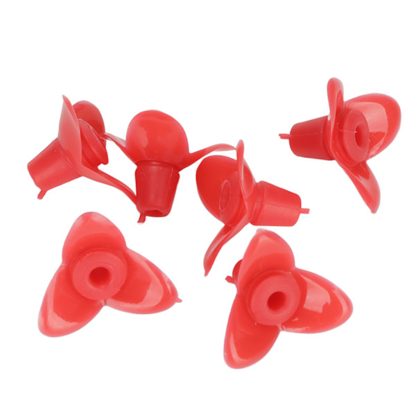 30Set Ersättningsdelar för Fågelmatare Blomma Plast Fågelmatare Ersättningsdelar Tillbehör för Garden Red
