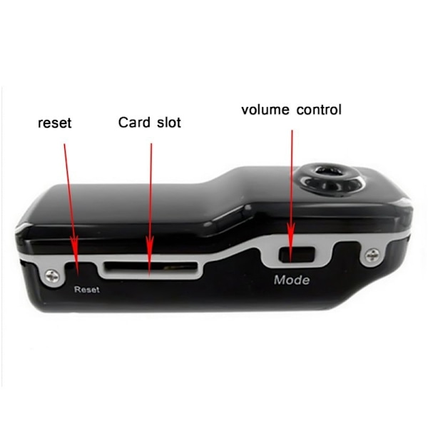 MD80 Digital Video Recorder Videokamera Stöd för Mini DV-kamera Minneskort