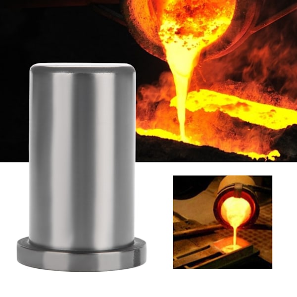 Grafitdigel Metal Smeltning Guld Sølv Skrot Ovnstøbeform Smeltning (1 kg)