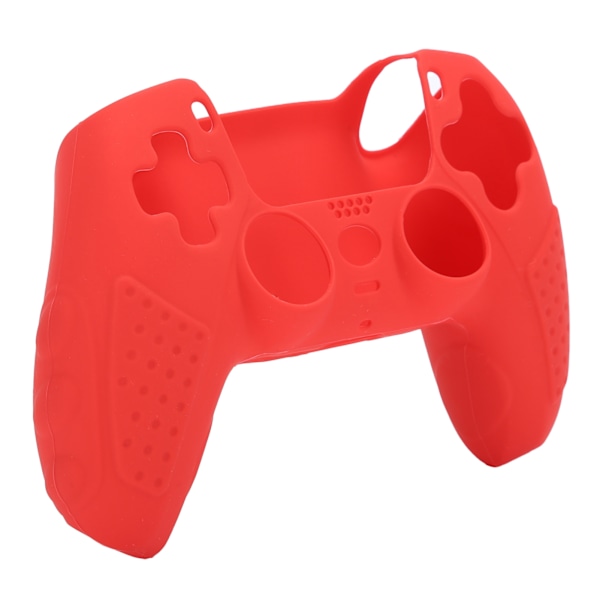 Matvarekvalitet Sklisikker Silikon Spillkonsollbeskyttelse Gamepad Håndtak Grep for PS5 Joystick (Rød)