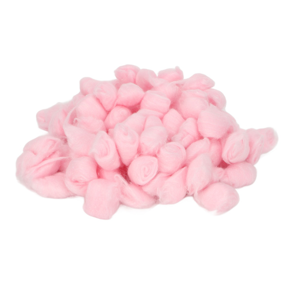 Hamster Bomullsboll Vinter Varm Myk Smådyr Sengklær Bomullsboll for Hamster Syrisk Hamster Chinchilla Rosa