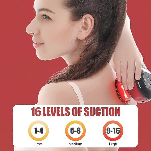 Elektrisk koppesett Smart koppemassasjeapparat Gua Sha-kopping