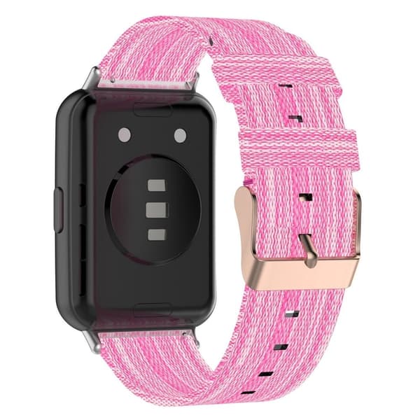 Nylon urrem til Huawei Watch Fit 2 Pink Rosa pink