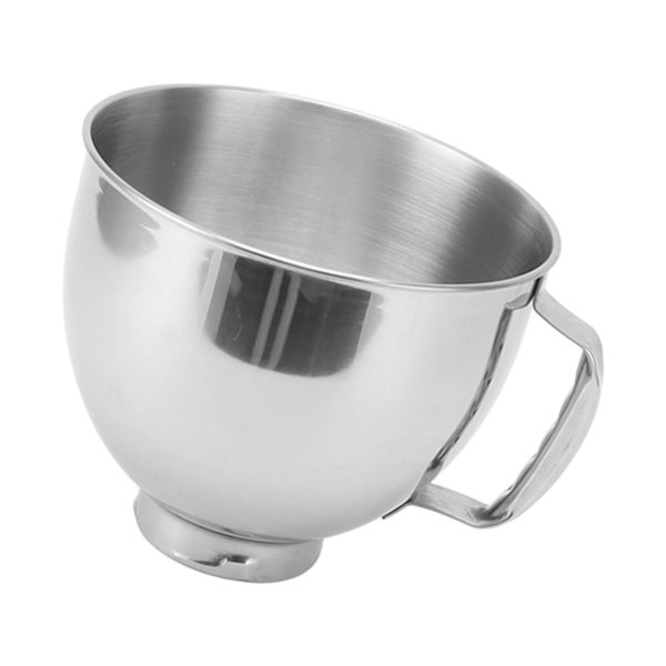 304 ruostumattomasta teräksestä valmistettu sekoituskulhon vaihto, kahvalla, Cassic 4.5Q:lle ja Artisan 5QT:lle