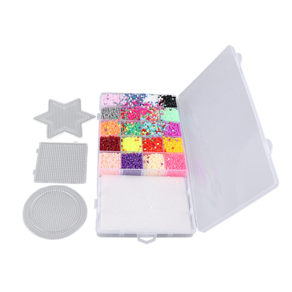 20 färger Bead Fuse Kit 2,6 mm Pedagogisk blandade färger DIY Bead Fuse Art Hantverksleksak för barn