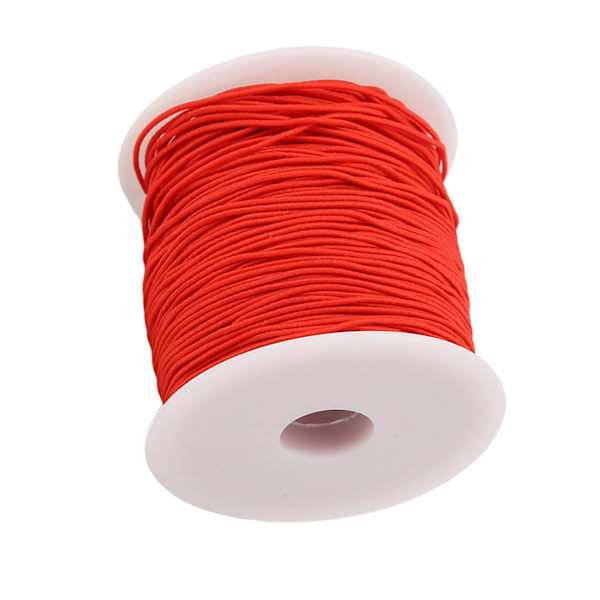 Perlesnor 109yd Sikker Robust Fargefast Holdbar Blank Bred Anvendelse Elastisk Snøre for DIY Perler Halskjede