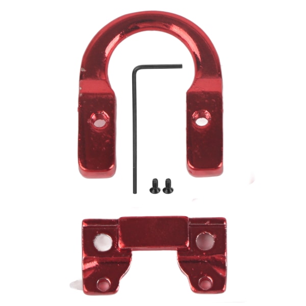 Aluminiumlegering D Loop Ring Shooting Compound Bow Release Bowstring Spänne Tillbehör Röd