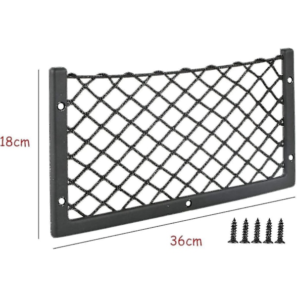 Auton säilytysverkot 3 kpl - Korkea joustavuus 36 x 18cm matkatavarille, lehdille - Pakettiauto, asuntoauto, matkailuauto, kuorma-auto T4 T5 T6