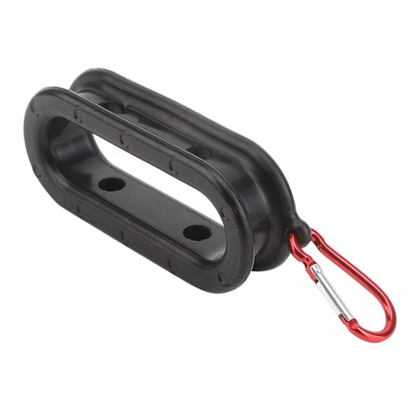 Rubber/Aluminum Alloy Black Red Button Bottom Hanging Fishing Cable Puller Tool Accessory