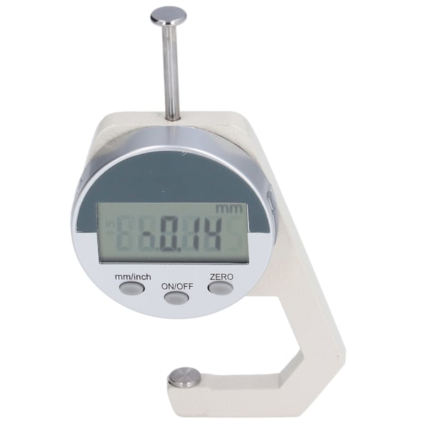 Tykkelsesmåler Mini Bærbar LED-skærm 0 til 25,4 mm Multifunktionel digital tykkelsesmåler til læderstofpapir