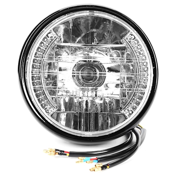 7' H4 Motorcykel Forlygte Blinklys LED Front Blinklys Lampe