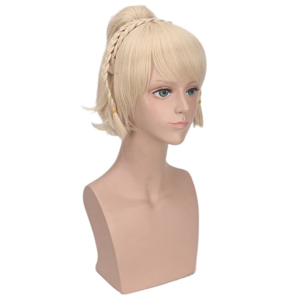 Final Fantasy 15 Peruker Lunafreya Nox Fleuret Syntetiskt Hår Peruker