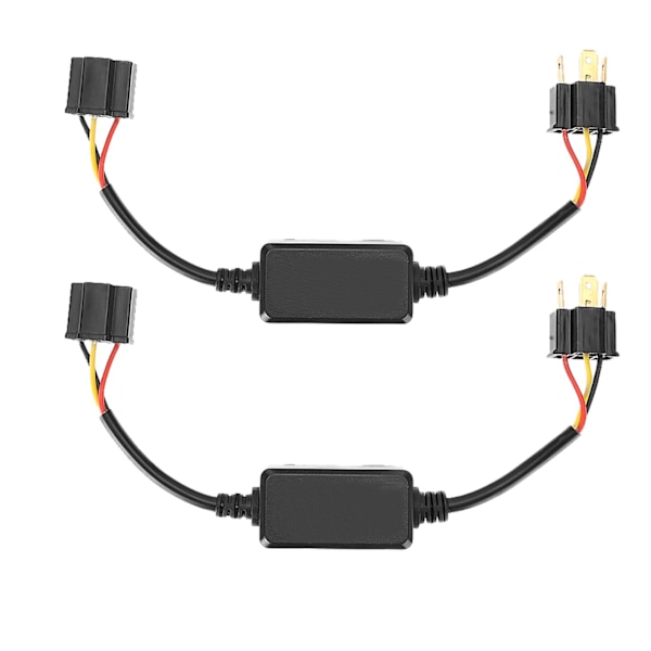2 stk Bil LED Hovedlys Dekoder Radio Lyd Anti-Interferens Feil Kanseller Filter