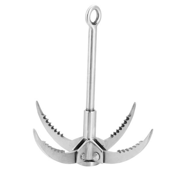 Rostfritt stål hopfällbar gripkrok Rock Climbing Claw Survival Tool Utrustning