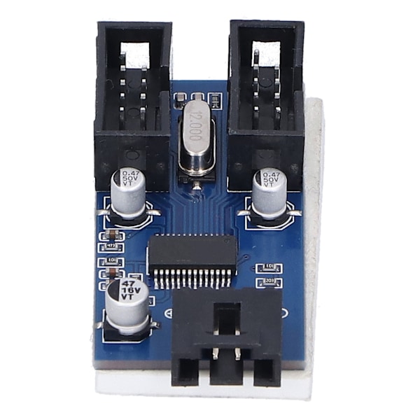 USB Moderkortsdelare 9Pin 1 till 2 PCB Expansion Chipset Board Datortillbehör