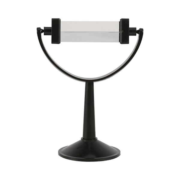 Optiskt glas triangulärt prisma med stativfysik ljusspektrum
