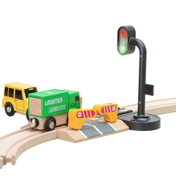 Scen Rail Transit Trafikklys Plast Signal Lys Tilbehør Spor Magnettog Tilbehør