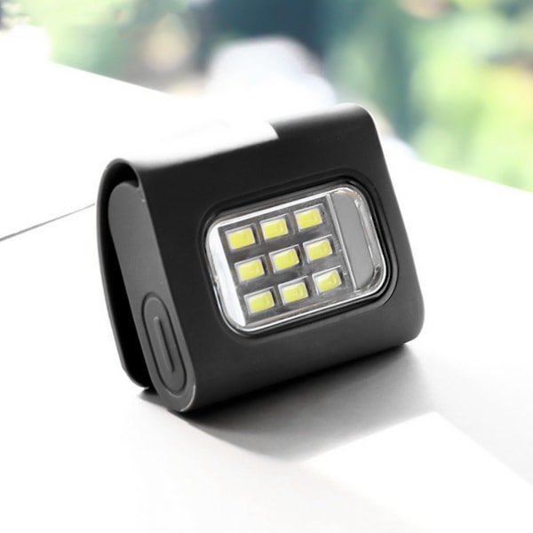 Bærbar COB Light Night USB Opladning Sikkerhed LED-lampe til Udendørs Sport Løbe Cykling