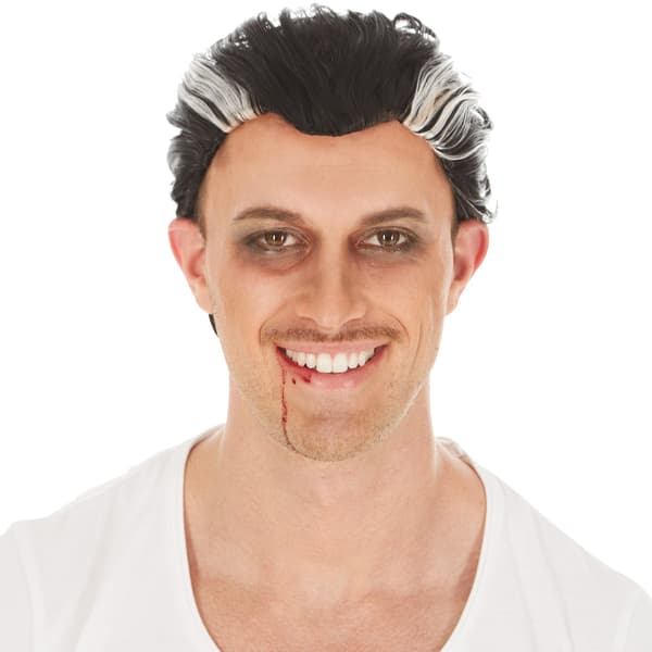 tectake Peruukki Kreivi Dracula Grey grå