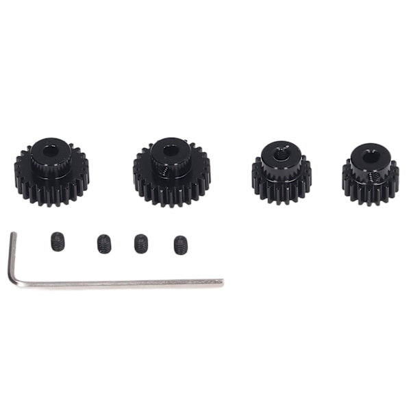 3,175 mm RC Pinjonggirsett for Tamiya TT01 TT02 TB02 TA05 RC Bil Universal 18T 19T 23T 24T Stål RC Motor Gir