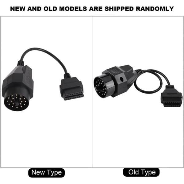 20-pin til 16-pin OBD2-kontakt Skannerkabeladapter Kompatibel med E36 E38 E39[LD]