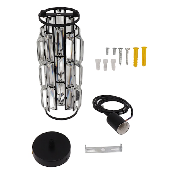 Modern taklampa 85‑265V 60W Höjdjusterbar svart diskbänksbelysning för E27 E26-lampor Matsal