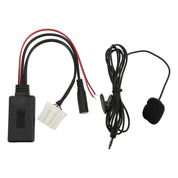 Bilstereo Radio Bluetooth Audio Forlængerkabel med Mikrofon Udskiftning til Mazda 2 3 5 6 8 2006 og fremefter