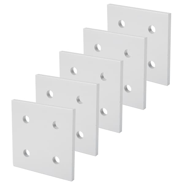 5 stk 4-huls vertikal forbindelsesplade til samlingsplade til aluminiumprofiler 8080