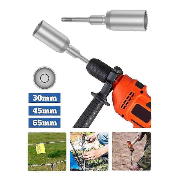 SDS Plus maapiikkiohjain, raskas maapiikki, teräspora sähkövasaralle, 20,2 mm 100Mmx16.2Mm