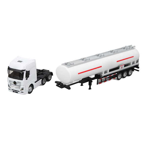 Olie Tankbil 1:50 Traktor Trailer Legetøj Transportkøretøj Lastbil Model Legetøj til Drenge Gaver Hvid