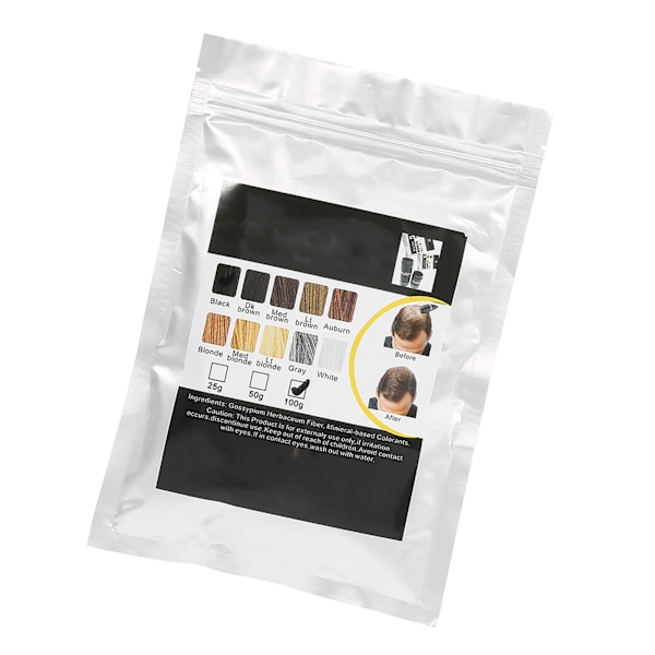 Hårbyggande Fiber Hårförtjockningsmedel Håravfallslösning Concealer Fylligare Tätare hår rygg