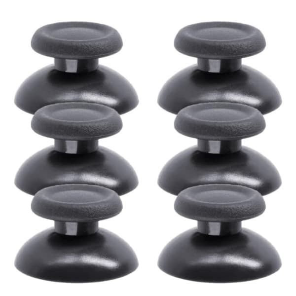 6-pak tommelfingersticks Kompatibel med PS4 - Kompatibel med PS4-controllere sorte[LD]