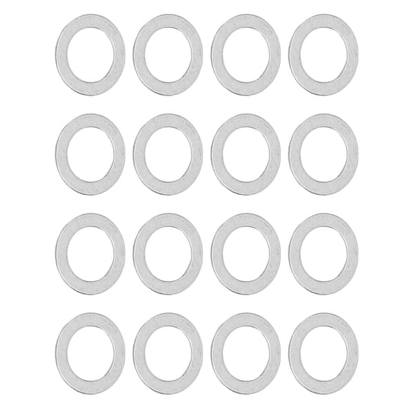 60 stk Skivepakninger Rustfrit Stål 6 mm ID 9 mm OD Tilbehørssæt til Vedligeholdelse 4807-0609-0500