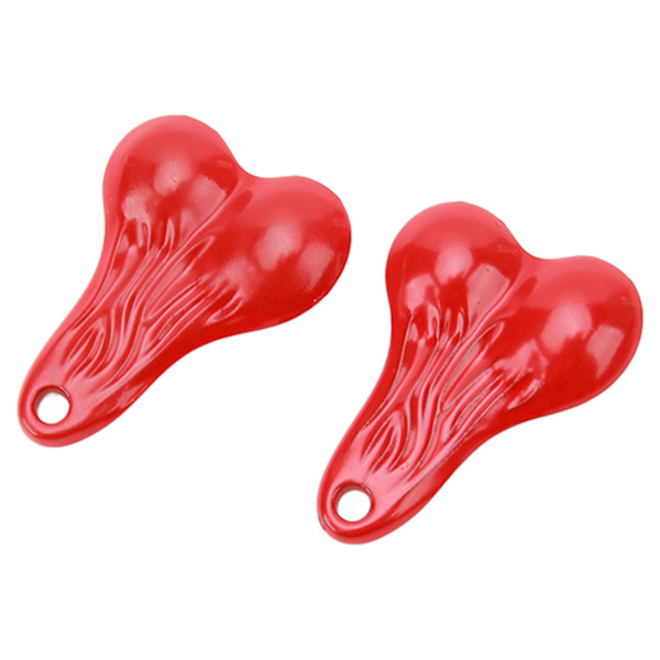 2st RC Bumper Ball Bull Nut Zinklegering Hängande kulmuttrar för Traxxas SCX24 FX24 Red
