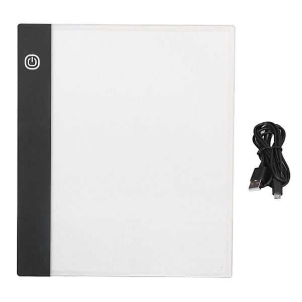 A5 LED-ljuslåda Tracer Smart Touch Hög ljusstyrka Steglös dimmer Ultratunn LED Artcraft Tracing Light Pad