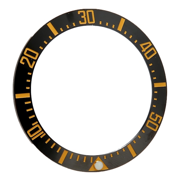 Watch Bezel Insert 40 mm Keramisk Watch Bezel Ring Reparationstillbehör för urmakare Black Base Gold Digit