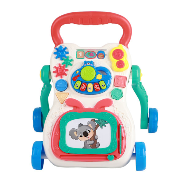 Baby Walker Håndtrykk Unngå Omvending Musikk Fargerike leker Hopp Fri Styre Walk Hjelper Type 1