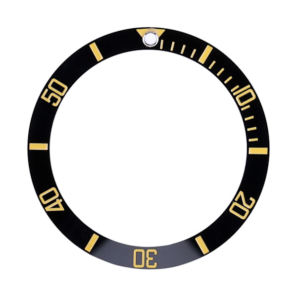 Ny keramisk klocka Armbandsur Bezel Insert Loop Ersättningsdelar (guld)