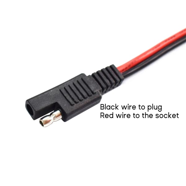 Industriel SAE til SAE forlængerkabel 14AWG Quick Disconnect SAE-stik solpanel forlængerkabel til bil[LD]