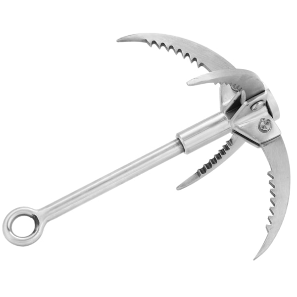 Rostfritt stål hopfällbar gripkrok Rock Climbing Claw Survival Tool Utrustning