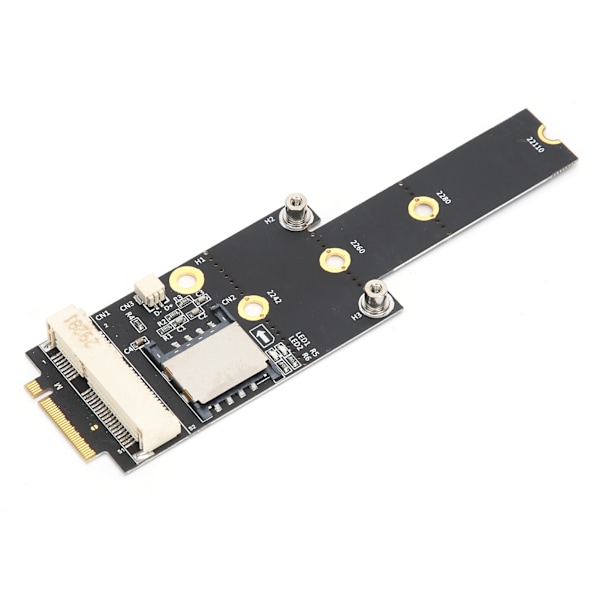 Adapterkort Mini PCIE till NGFF(M.2) Key M Nätverkskonverterare för Win10/8/7/2000/Linux